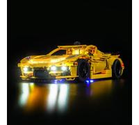 Kit de lumière compatible avec Lego Corvette Stingray 42205 (sans modèle), Kit d'éclairage de décoration compatible avec Lego Corvette Stingray Creative Toys
