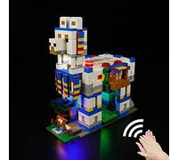 Kit de Lumière LED à Commande Vocale pour Lego 21188 Minecraft Le Village des Lamas - Kit d'Éclairage de Décoration Créatif (Pas Un Modèle Lego)