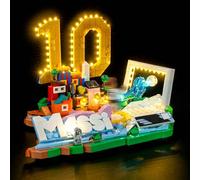 Kit de lumière LED compatible avec Lego 43011 Lionel Messi - Soccer Highlights (pas de modèle) - Kit d'éclairage décoratif compatible avec Lego Lionel Messi - Briques de construction Soccer Highlights