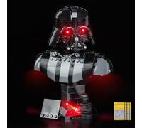 Kit de lumière LED compatible avec Lego 75439 Dark Vador buste (pas de modèle), kit d'éclairage décoratif compatible avec Lego Dark Vador buste modèle de briques de construction