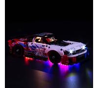 Kit de lumière LED pour Lego 42153 Technic NASCAR Next Gen Chevrolet Camaro ZL1 Kit de Voiture (Pas de modèle Lego), Kit d'éclairage décoratif pour Lego NASCAR Next Gen Chevrolet Camaro Creative Toy