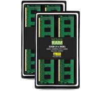 KIT DE M MOIRE DE BUREAU NEMIX RAM 32 Go (4 X 8 Go) DDR3 1 600 MHz PC3-12800 2Rx8 1,35 V 240 PIN Non-ECC UDIMM sans tampon