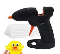 Kit de machine à colle chaude, outils à main rechargeables par USB, stylo à colle chaude avec batterie 2600 mAh - Pour art, modélisation, album, projets, école, maison et bureau