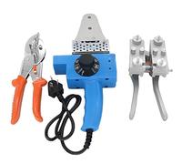 Kit de machine à souder électrique thermofusible avec tête de soudage réglable de 0 à 300 °C pour courroies rondes et pentagonales, tuyaux et bandes en plastique