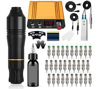 Kit de machine à tatouer Kit de tatouage Tatouage Rotary Pen Machine avec tatoueur Mast Set Permanent Makeup Cartridge Needle Tattoo Corps Art pour les tatoueurs(Tattoo kit 1)