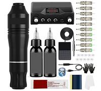 Kit de machine à tatouer Kit de tatouage Tatouage Rotary Pen Machine avec tatoueur Mast Set Permanent Makeup Cartridge Needle Tattoo Corps Art pour les tatoueurs(Tattoo kit 3)