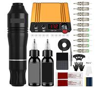 Kit de machine à tatouer Kit de tatouage Tatouage Rotary Pen Machine avec tatoueur Mast Set Permanent Makeup Cartridge Needle Tattoo Corps Art pour les tatoueurs(Tattoo kit 2)