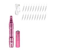 Kit De Machine À Tatouer, Maquillage Permanente, Charge Sans Fil, Tatouage Des Sourcils, Micro-ombrage, Ensemble Machines Permanent Tâches Tatouage Fluides Simples(PINK)