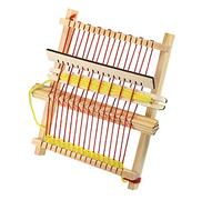 Kit de machine à tisser en bois, boucles et fils Cadre de tissage en bois Kit métiers tricoter la main pour les débutants