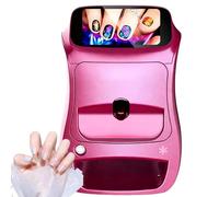 Kit De Machine D'imprimante à Ongles Professionnelle, Machine De Peinture D'ongles 3D Intelligente avec écran Tactile De 5", Contrôle par Application, Haute Résolution 4800 Dpi, Peinture Numérique
