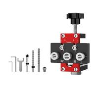 Kit de mâchoires de chevilles | Multifonctionnels portables en d'aluminium, guide pour trous droits - pour menuiserie bricolage et menuiserie