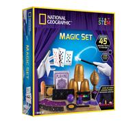 Kit de magie NATIONAL GEOGRAPHIC - 45 tours de magie pour enfants à réaliser avec des instructions vidéo étape par étape pour chaque tour fournie