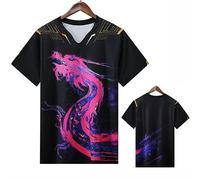 Kit de Maillots de Tennis de Table Dragon Chinois Hommes Femmes Enfants Chine Costumes de Ping-Pong Ensembles de Tennis de Table vêtements de Chemise de Sport