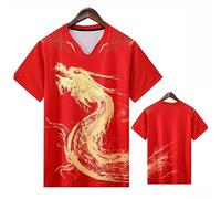Kit de Maillots de Tennis de Table Dragon Chinois Hommes Femmes Enfants Chine Costumes de Ping-Pong Ensembles de Tennis de Table vêtements de Chemise de Sport