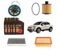 Kit De Maintenance 4 Filtres BOSCH + 5LT Huile Pour JEEP Compass Renegade Tonale