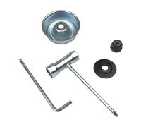 Kit de Maintenance de Fixation de la fraigne de Remplacement pour fs200 FS250 Trim Cutter de Brosse Argent Accessoires métalliques de Haute qualité 220G avec Collier de Plaque de