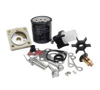 Kit de Maintenance de Moteur Marin à 4 Traits Compatible avec MTSK F15C 15HP F15C 2007 et Les modèles ultérieurs comprennent Le Filtre à Huile 6AH W0078 01 et Le Filtre à Huile 5GH 13440 60
