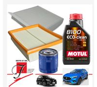 Kit De Maintenance MG ZS SUV 1.0 T-GDi 3 Filtres, 4 Litres D'Huile Motul 0W-20