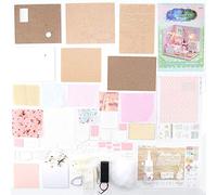 Kit de Maison de poupée Miniature - Modèle créatif à Faire soi-même avec Instructions détaillées pour Une décoration intérieure Faite à la Main et Un d'interaction Parent-Enfant (Type 1)
