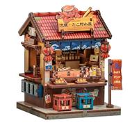 Kit de Maison de poupées Miniature à Monter kit de, étagère Japonaise Booknook »pour Bureau - décoration d'intérieur, Petit kit de Bricolage à Offrir aux Adultes et aux Ados, 146 pièces
