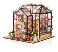Kit de Maison de Poupes Miniatures DIY en Bois - - Fleurie - Adulte - Mixte PZCC