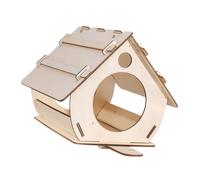 Kit de maison d'oiseau en bois bricolage - Construisez-le vous-même, artisanat, inachevé Birdhouse suspendu | Kit de cage d'oiseau créatif en plein air, maison d'activité de peinture décorative pour l
