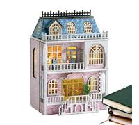 Kit de maison en forme de bricolage, kit de maison - Kit de maison ouvrant pour adultes | Décoration de kit de construction de modèle de pièce créative faite à la main pour cadeau d"anniversaire