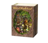 Kit de Maison Miniature CUTEROOM, Kits de Petites Maisons, Bricolage, Artisanat en Bois pour Adultes, Cadeau d'anniversaire et de Saint-Valentin pour Femmes et Filles (Forest Wonderland)