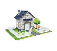 Kit de maison miniature fait à la main - Petit modèle de maison avec meubles - Kit de bricolage pour maison de - Kit d'architecture décoratif pour salon, chambre à coucher, idée cadeau pour les