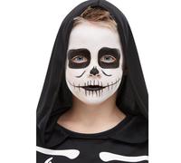 Kit De Make Up Fx Squelette Enfant Tu Noir