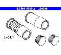 Kit De Manchon De Guide ATE 11.0101-5705.2, Étrier De Frein Pour SEAT, VW