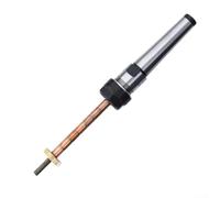 Kit de mandrin rotatif en bois pour le travail du bois, stabilité, longueur d'axe réglable, acier poli, poignée ergonomique, processus de traitement efficace, compatible avec différents (poignée taper