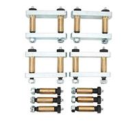 Kit de manille à ressort à lames robuste de 3 1/8 pouces, avec bagues en Bronze, Tandem, Suspensions de remorque RV pour CRE3000