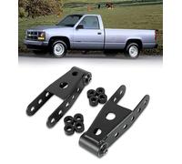 Kit de manilles d'abaissement arrière de 5,1 à 7,6 cm compatible avec Chevrolet Silverado GMC Sierra 1500 C1500 K1500 Dodge Ram remplace 6400 410520