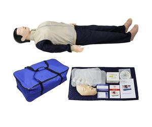 Kit de mannequin d'entraînement complet pour adulte - Mannequin d'entraînement complet pour premiers secours, RCR et DEA