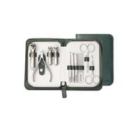 Kit de manucure 10 Piece Nail Clipper Set Stainless Steel Household Manicure Knife, Green Portable , Dead Skin Trimming Tool Voyage