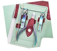 Kit de manucure 4 pièces en acier inoxydable avec repousse-cuticules et outils de soin des ongles