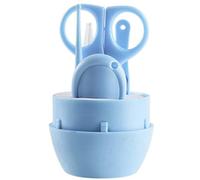 Kit de manucure 5 en 1 pour bébé, coupe-ongles, ciseaux, lime et pince à épiler, cure-oreilles pour nouveau-né, nourrisson et tout-petit, orteils et ongles