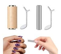 Kit de manucure à faire soi-même avec bâtons guide en forme de Y, aimant en forme de cœur pour vernis gel œil de chat, outil magnétique pour nail art pour un superbe effet œil de chat, aimant à ongles