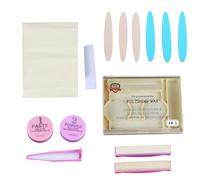 Kit De Manucure Avec Trousse De Pédicure Polissoir Brillant | Set D'Outils De Soin Nourrissant Pour Ongles pour Femmes Filles Débutant Salon Mariage