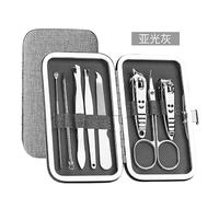 Kit de manucure coupe-ongles Kit Compact Professionnel Précis Durable Polyvalent for Hommes Et Femmes Cadeau for Amis Et Famille Manucure Indispensable Coupe-ongles Ensemble de Coupe-Ongles(Ash)