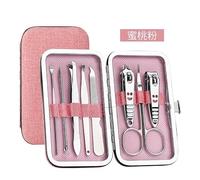 Kit de manucure coupe-ongles Kit Compact Professionnel Précis Durable Polyvalent for Hommes Et Femmes Cadeau for Amis Et Famille Manucure Indispensable Coupe-ongles Ensemble de Coupe-Ongles(Pink)