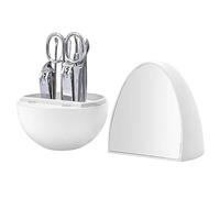 Kit de manucure de voyage, ensemble de coupe-ongles for manucure, kit de pédicure, ensemble de coupe-ongles de 8 pièces, kit de toilettage professionnel, outils de soins des ongles personnels avec étu