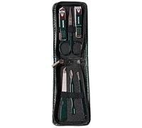 Kit de manucure de voyage, outils de pédicure, 6 pièces en acier inoxydable, kits de toilettage pour femmes et hommes