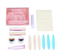 Kit de manucure japonaise - Rose/blanc, fournitures de professionnels nourrissants, ensemble de limes à ongles, 7 pièces, lime à ongles en verre, repousse-cuticules, coupe-ongles |