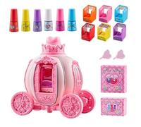 Kit de manucure pour fille - Vernis Pelable Lavable Séchage Rapide Avec Boîte De Rangement,Jouet Ongles Enfant | Pour filles 3-12 ans, anniversaire fête des maison école parc