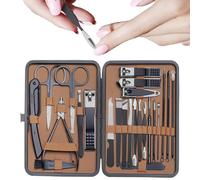 Kit de manucure pour ongles, kit de soin des ongles en acier inoxydable - kit de soin des ongles multi-usages en acier inoxydable - kit de soin des ongles en métal, kit de manucure