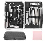 Kit De Manucure Professionnel En Acier Inoxydable, 23 Pièces, Coupe Ongles, Outils De Beauté Pour Pédicure