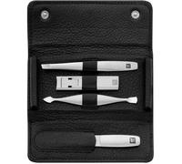 Kit de manucure - ZWILLING - TWINOX - 4 pièces - Étui cuir véritable - Acier inoxydable antirouille