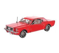 Kit de maquette 3D en métal Fascinations Metal Earth : Ford Mustang rouge de 1965